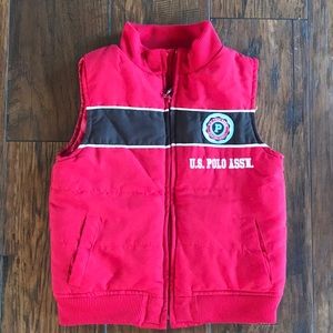 US Polo Assn zip vest